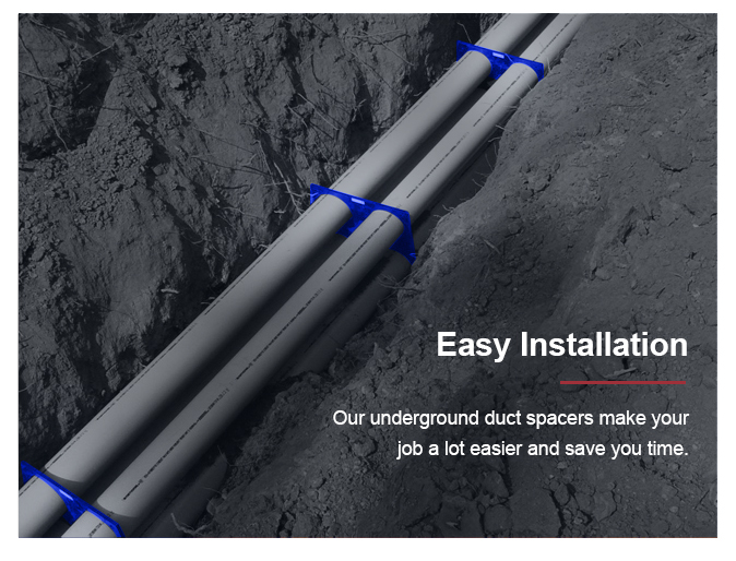 underground duct spacers conduit spacers make your install easier