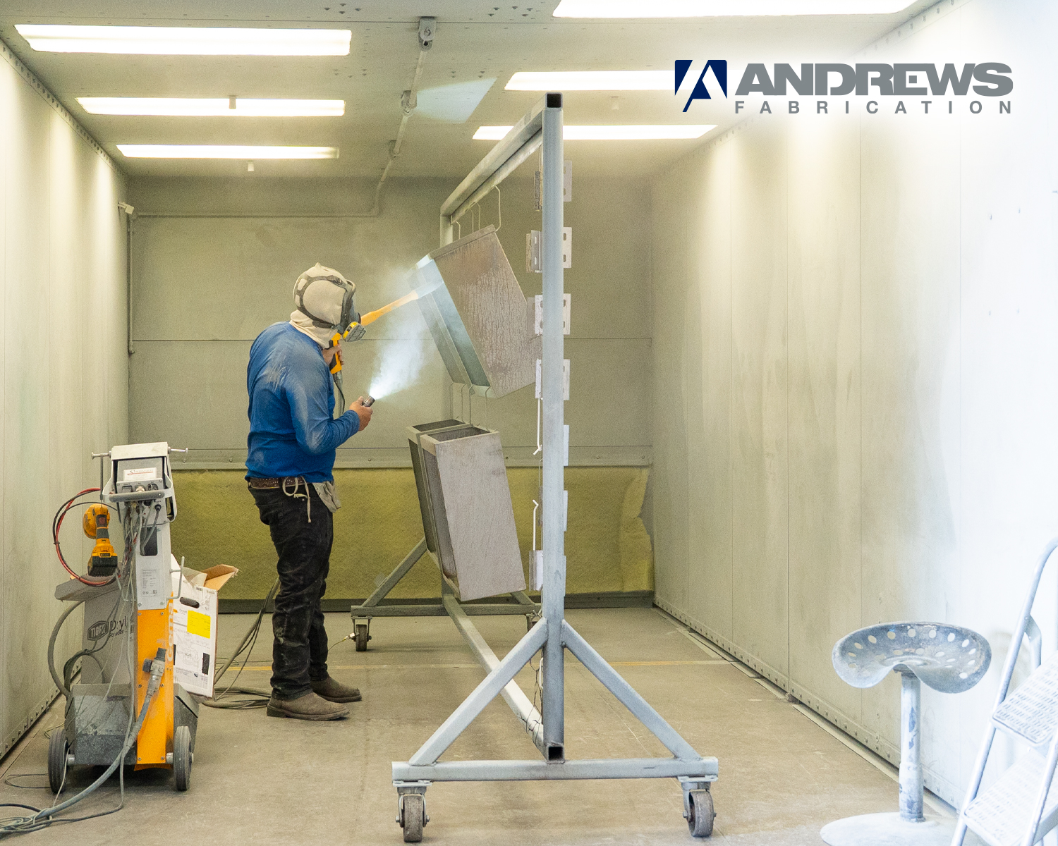 Powder Coating - Andrews Fabrication