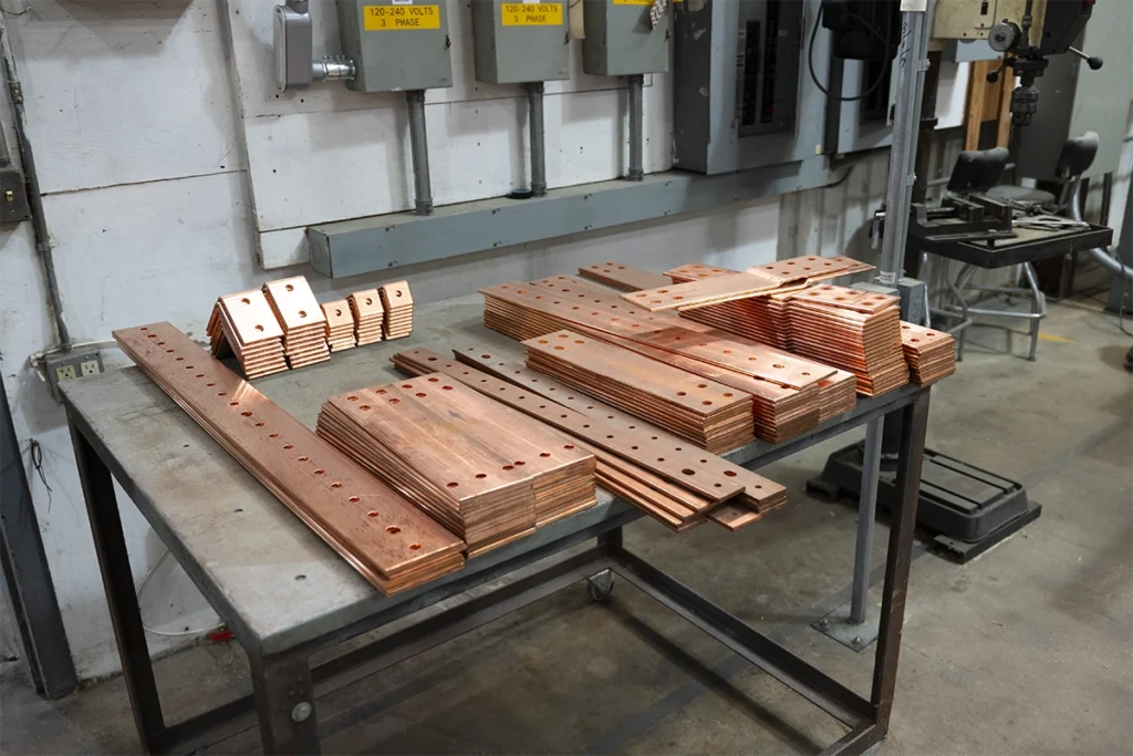 Copper Ground Bars - Andrews Fabrication